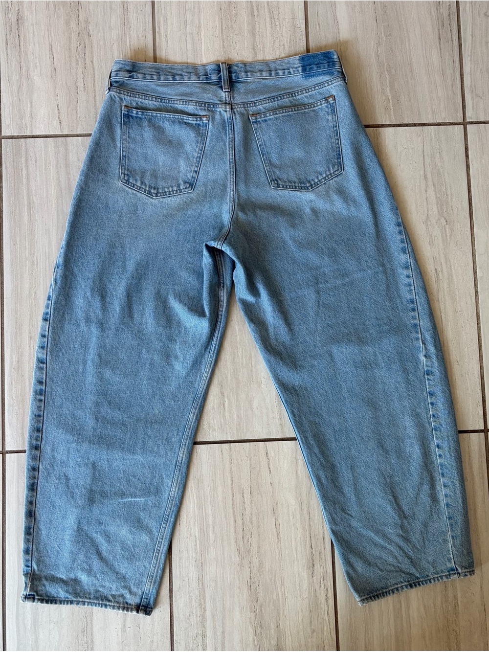 Abercrombie & Fitch the Barrel Mid Rise Denim Jeans Size 31 or 12 Long - Picture 6 of 8